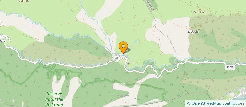 localisation de l'entreprise COMMUNE DE MOSSET  MOSSET