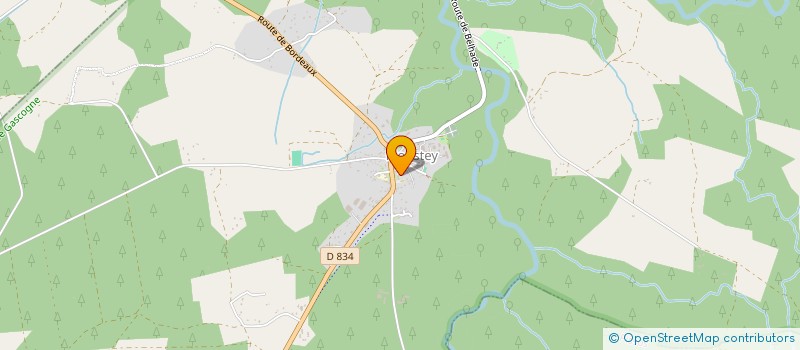 localisation de l'entreprise COMMUNE DE MOUSTEY  MOUSTEY