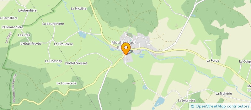 localisation de l'entreprise COMMUNE DE MOUTIERS AU PERCHE à MOUTIERS-AU-PERCHE
