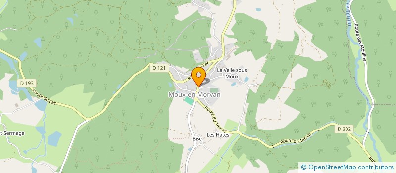 localisation de l'entreprise COMMUNE DE MOUX-EN-MORVAN à MOUX-EN-MORVAN