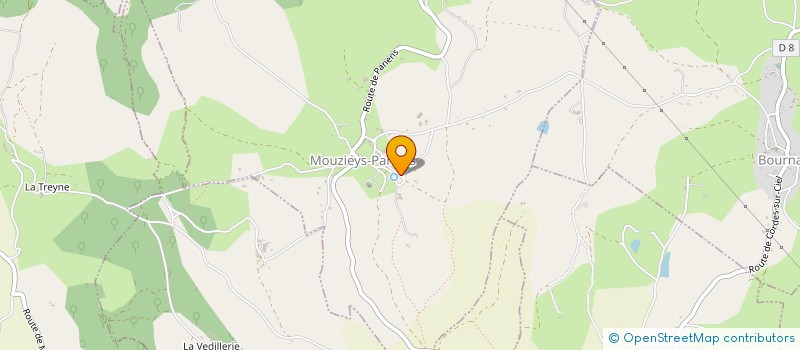 localisation de l'entreprise COMMUNE DE MOUZIEYS PANENS  MOUZIEYS-PANENS