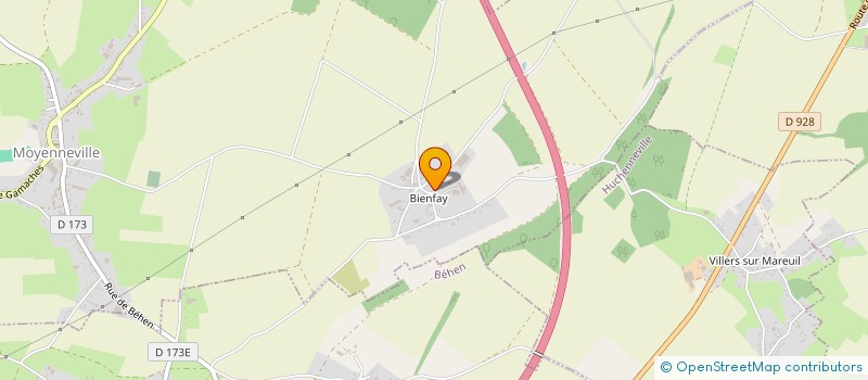 localisation de l'entreprise COMMUNE DE MOYENNEVILLE  MOYENNEVILLE