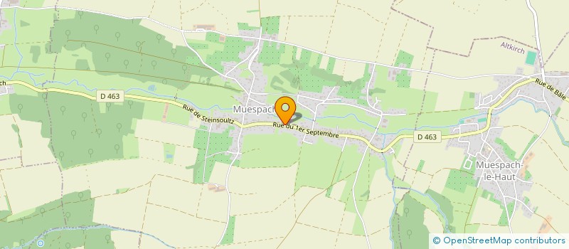 localisation de l'entreprise COMMUNE DE MUESPACH à MUESPACH