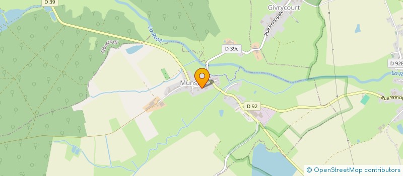 localisation de l'entreprise COMMUNE DE MUNSTER  MUNSTER