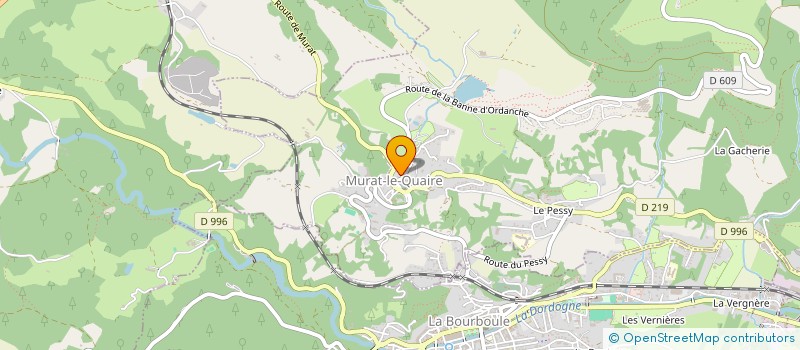 localisation de l'entreprise COMMUNE DE MURAT LE QUAIRE  MURAT-LE-QUAIRE