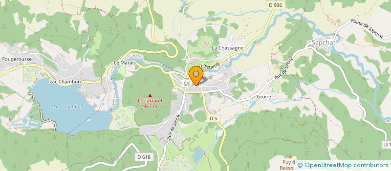 localisation de l'entreprise COMMUNE DE MUROL  MUROL