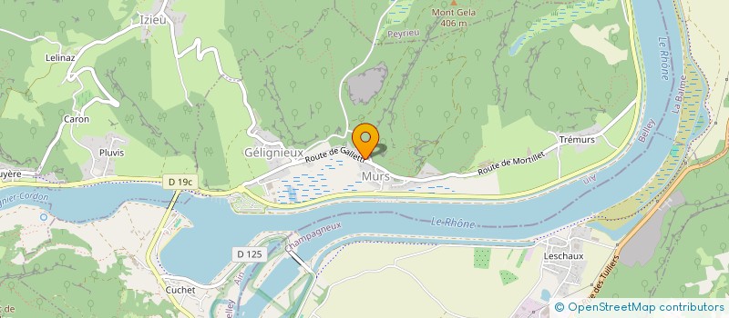 localisation de l'entreprise COMMUNE DE MURS ET GELIGNIEUX  MURS-ET-GELIGNIEUX