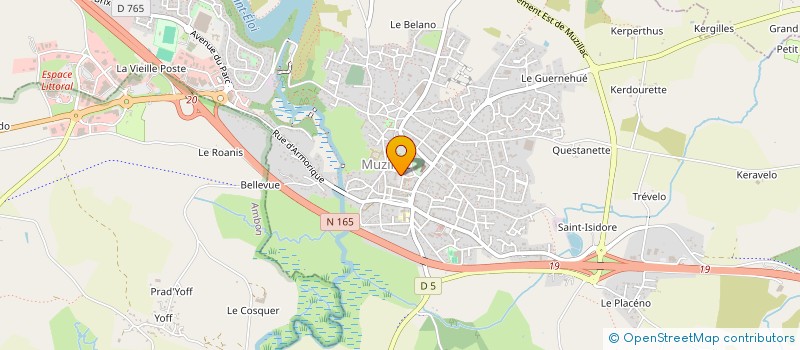 localisation de l'entreprise COMMUNE DE MUZILLAC à MUZILLAC