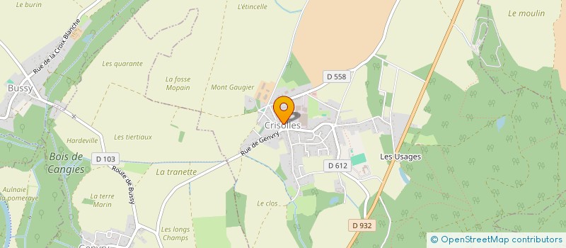 localisation de l'entreprise COMMUNE DE NAMPCEL  NAMPCEL