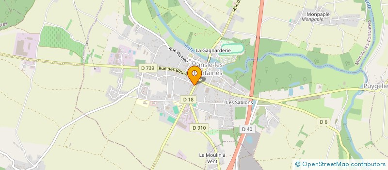 localisation de l'entreprise COMMUNE DE NANCLARS  NANCLARS