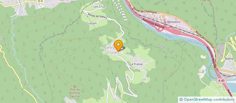 localisation de l'entreprise COMMUNE DE NANCY SUR CLUSES  NANCY-SUR-CLUSES