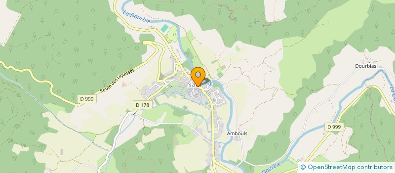 localisation de l'entreprise COMMUNE DE NANT  NANT