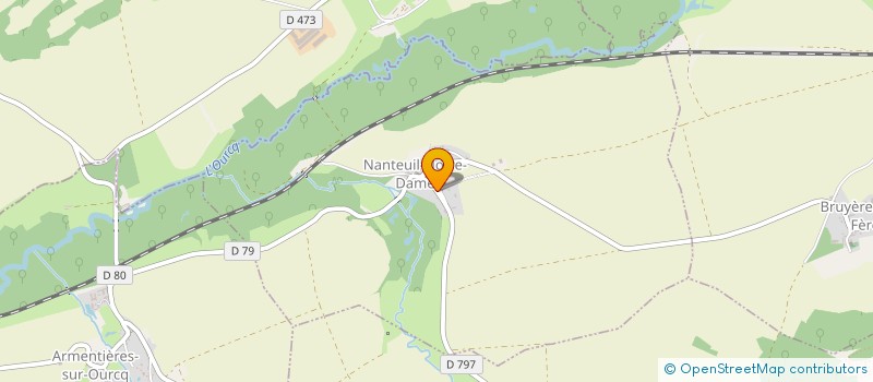 localisation de l'entreprise COMMUNE DE NANTEUIL NOTRE DAME  NANTEUIL-NOTRE-DAME