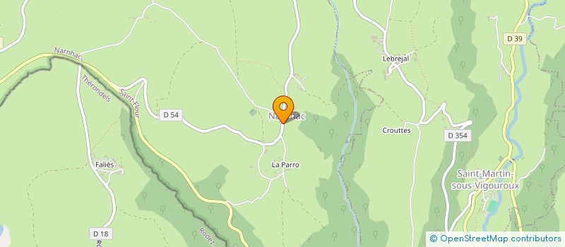 localisation de l'entreprise COMMUNE DE NARNHAC à NARNHAC