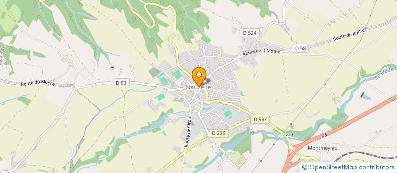 localisation de l'entreprise COMMUNE DE NAUCELLE  NAUCELLE