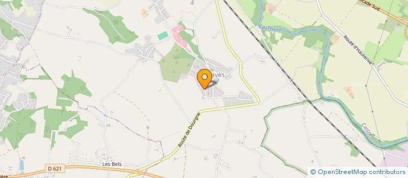 localisation de l'entreprise COMMUNE DE NAVES  NAVES