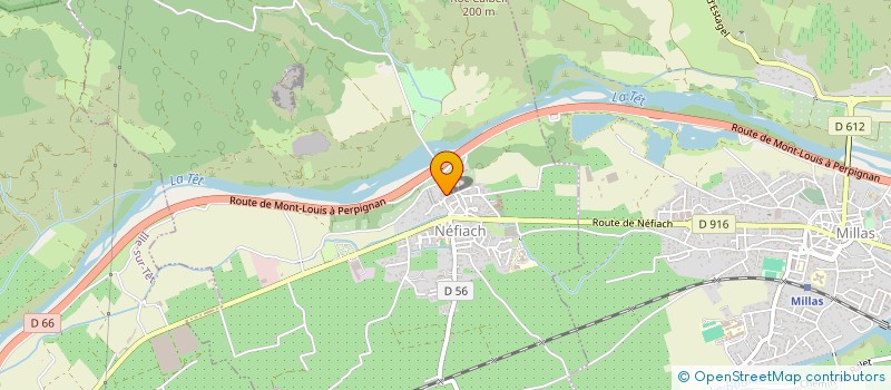 localisation de l'entreprise COMMUNE DE NEFIACH  NEFIACH
