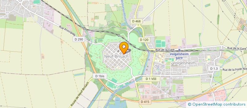 localisation de l'entreprise COMMUNE DE NEUF BRISACH  NEUF-BRISACH