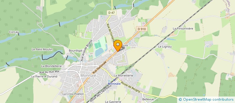 localisation de l'entreprise COMMUNE DE NEUILLE LE LIERRE  NEUILLE-LE-LIERRE