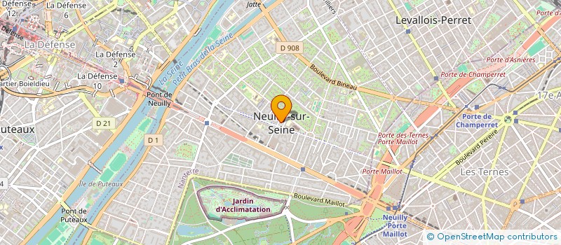 localisation de l'entreprise COMMUNE DE NEUILLY SUR SEINE à NEUILLY-SUR-SEINE