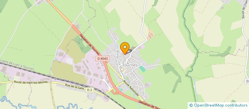 localisation de l'entreprise COMMUNE DE NEUVILLE LES THIS  NEUVILLE-LES-THIS