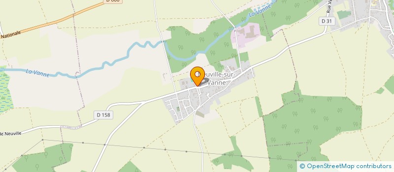localisation de l'entreprise COMMUNE DE NEUVILLE-SUR-VANNE à NEUVILLE-SUR-VANNE