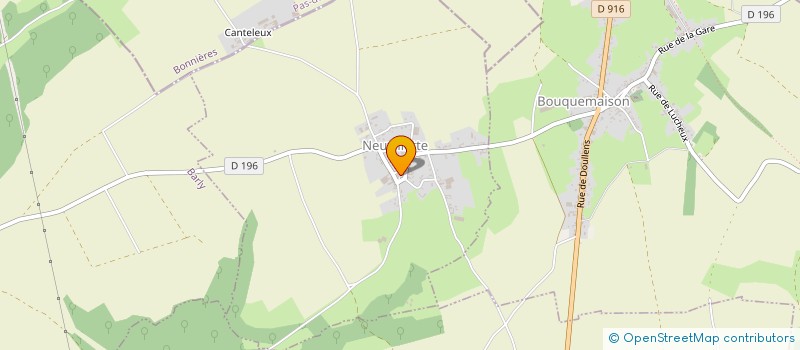 localisation de l'entreprise COMMUNE DE NEUVILLETTE  NEUVILLETTE