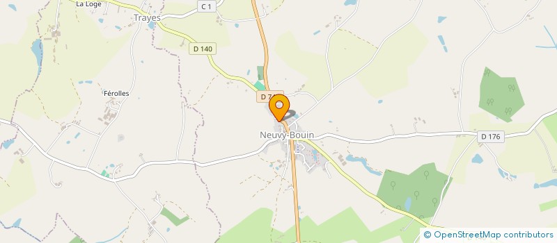 localisation de l'entreprise COMMUNE DE NEUVY BOUIN  NEUVY-BOUIN