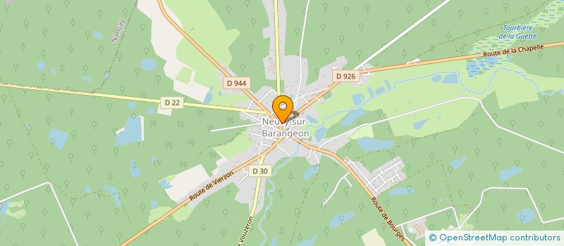 localisation de l'entreprise COMMUNE DE NEUVY SUR BARANGEON  NEUVY-SUR-BARANGEON