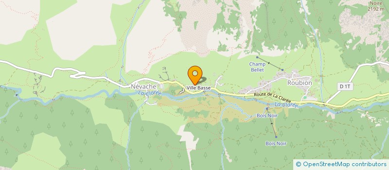 localisation de l'entreprise COMMUNE DE NEVACHE  NEVACHE