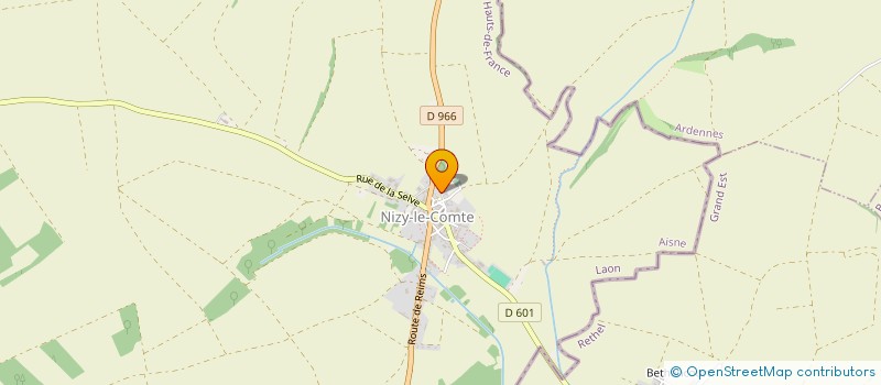 localisation de l'entreprise COMMUNE DE NIZY LE COMTE  NIZY-LE-COMTE
