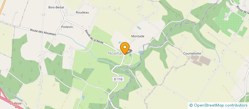 localisation de l'entreprise COMMUNE DE NOAILLAC  NOAILLAC
