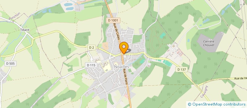 localisation de l'entreprise COMMUNE DE NOAILLES  NOAILLES
