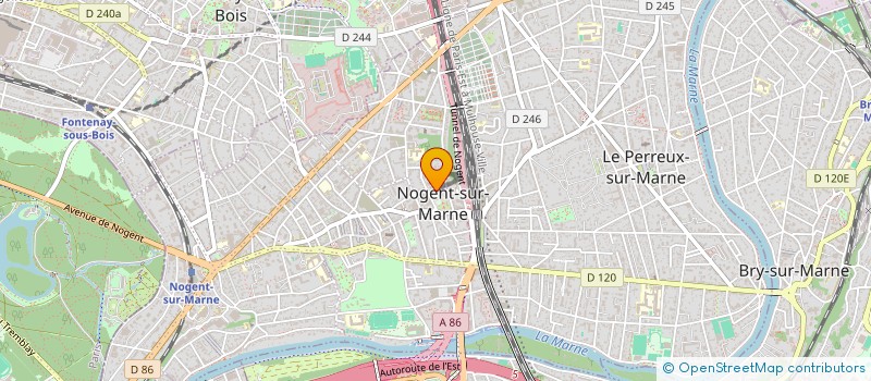 localisation de l'entreprise COMMUNE DE NOGENT SUR MARNE  NOGENT-SUR-MARNE