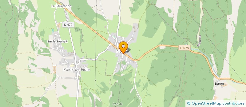 localisation de l'entreprise COMMUNE DE NOGNA  NOGNA