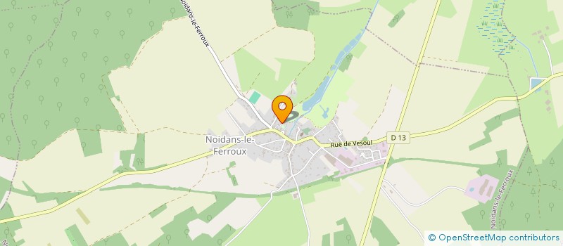 localisation de l'entreprise COMMUNE DE NOIDANS LE FERROUX  NOIDANS-LE-FERROUX
