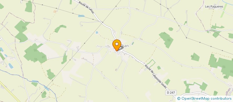 localisation de l'entreprise COMMUNE DE NOILHAN  NOILHAN