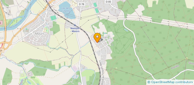 localisation de l'entreprise COMMUNE DE NOINTEL  NOINTEL