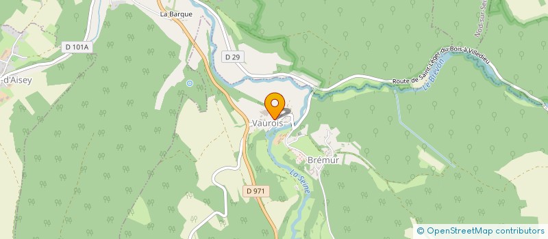 localisation de l'entreprise COMMUNE DE NOIRON SUR SEINE  NOIRON-SUR-SEINE