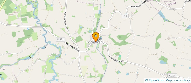 localisation de l'entreprise COMMUNE DE NOMDIEU  NOMDIEU