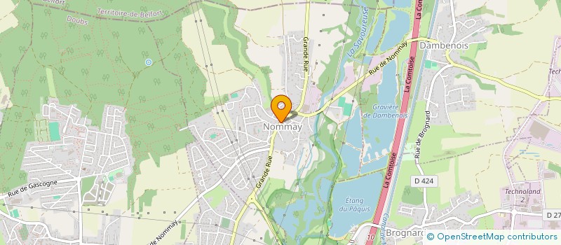 localisation de l'entreprise COMMUNE DE NOMMAY  NOMMAY