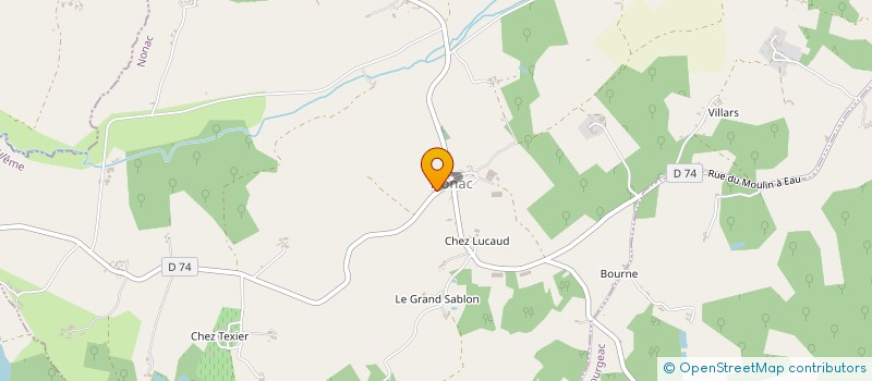 localisation de l'entreprise COMMUNE DE NONAC à NONAC