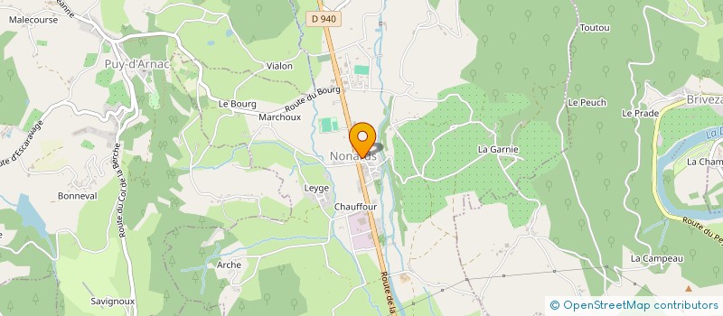 localisation de l'entreprise COMMUNE DE NONARDS  NONARDS