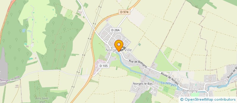 localisation de l'entreprise COMMUNE DE NORGES-LA-VILLE  NORGES-LA-VILLE