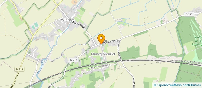 localisation de l'entreprise COMMUNE DE NORT LEULINGHEM  NORT-LEULINGHEM