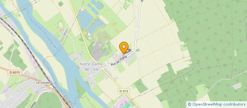 localisation de l'entreprise COMMUNE DE NOTRE DAME DE L ISLE  NOTRE-DAME-DE-L'ISLE