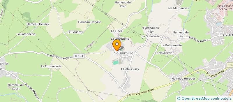 localisation de l'entreprise COMMUNE DE NOUAINVILLE  NOUAINVILLE