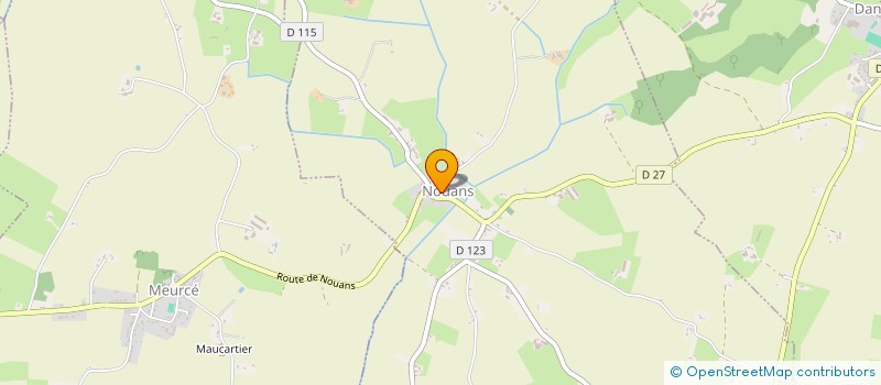 localisation de l'entreprise COMMUNE DE NOUANS  NOUANS