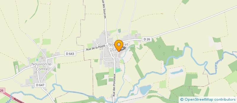 localisation de l'entreprise COMMUNE DE NOUVION ET CATILLON  NOUVION-ET-CATILLON