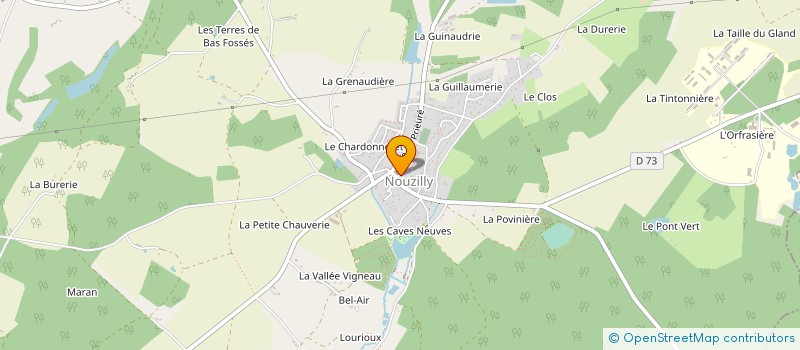 localisation de l'entreprise COMMUNE DE NOUZILLY  NOUZILLY